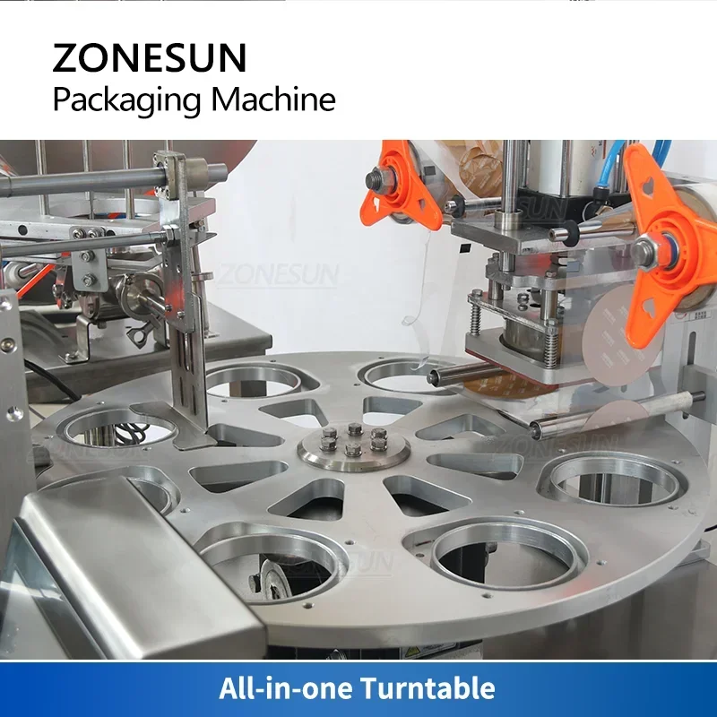 ZONESUN 自動カップ供給アイスクリーム充填シール機 Z - Sauce Dipping Cup のレビューと価格