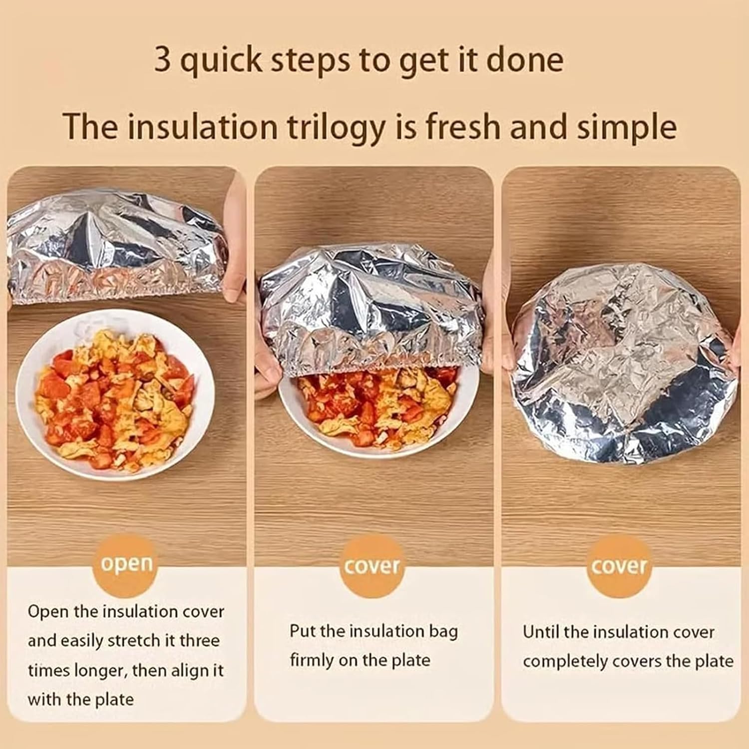 再利用可能なアルミホイルフードカバー、ポップアップ式アルミホ - Meal Prep Bowl のレビューと価格