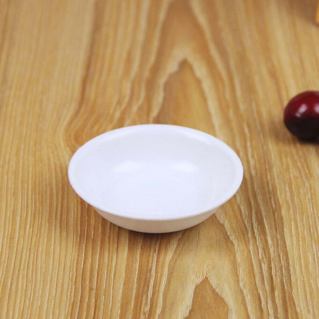 5 個の白いプラスチックソース皿食品浸漬ボウル壊れにくい調味 - Sauce Dipping Cup のレビューと価格