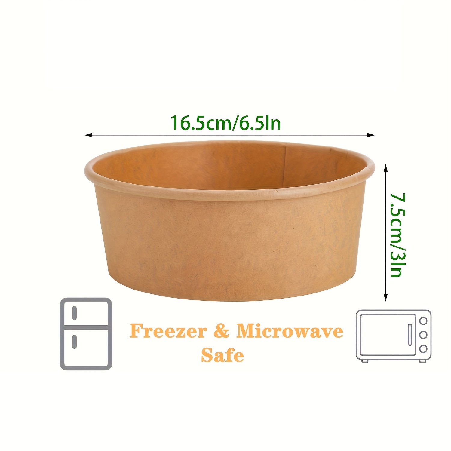 44オンス/1300ml 25/50個入り 蓋付き紙ボウル、 - Meal Prep Bowl のレビューと価格