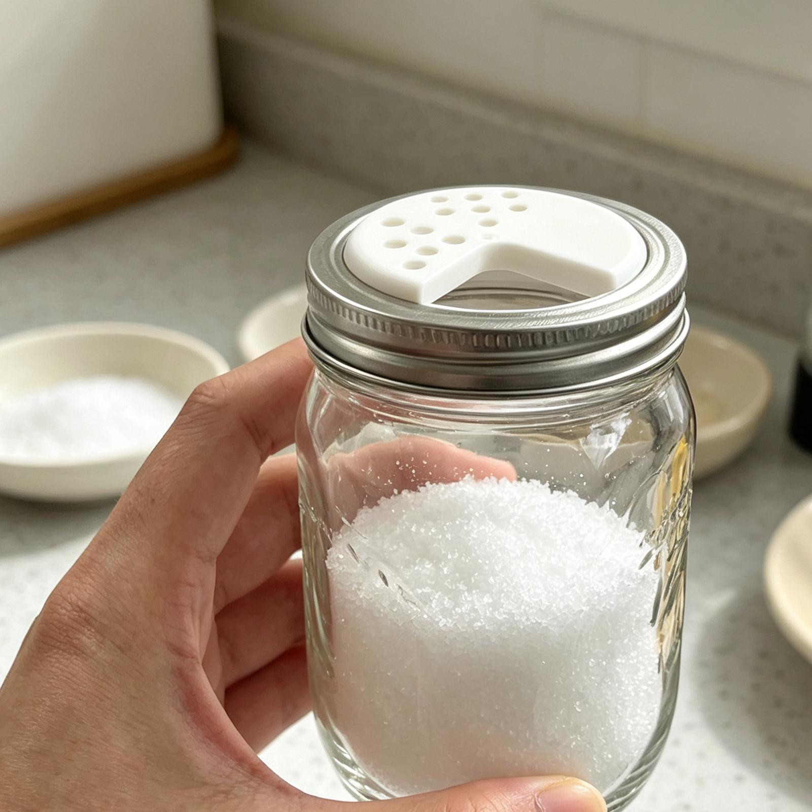 缶詰用蓋 2個入り、調味料ディスペンサー付き、口が広く、家庭 - Meal Prep Kitchen のレビューと価格