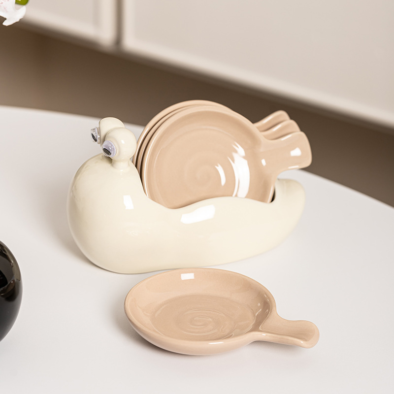 カタツムリセラミック小皿家庭用フレーバー皿鍋浸漬皿かわいいク - Sauce Dipping Cup のレビューと価格
