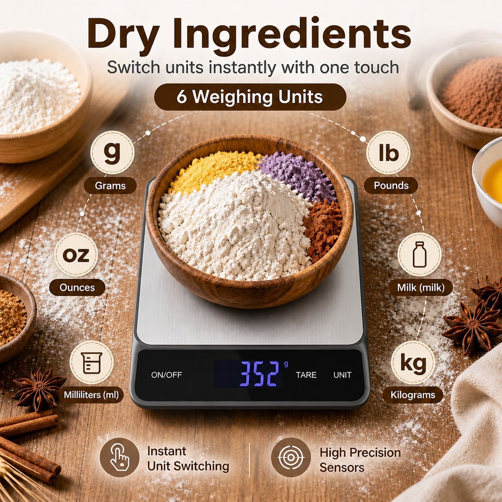 防水デジタルキッチンスケール 10kg 1g スマート電子食 - Meal Prep Kitchen のレビューと価格